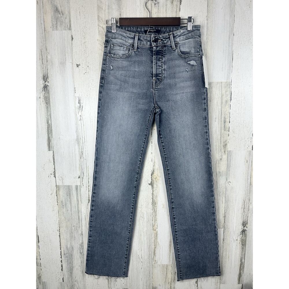Fidelity CALI Straight Leg Raw‎ Hem 26 Denim Jeans